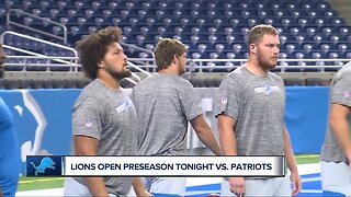 Lions open preseason against New England Patriots