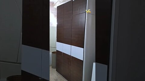 White & Mocha Combination Wardrobe | A.F Furniture