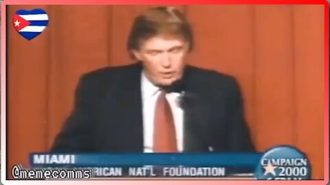 Trump Speaking to the Cuban-American National Foundation in 1999 - 2476