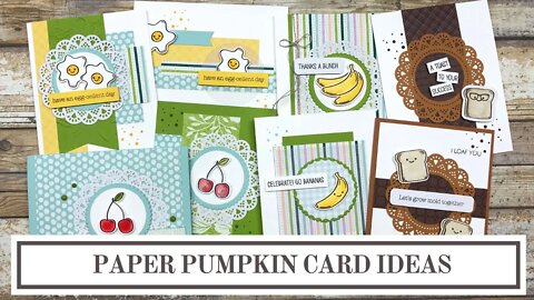 Paper Pumpkin December 2021 | 8 Lots of Pun Alternate Card Ideas