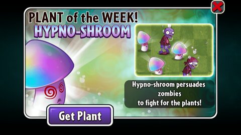 Plants vs Zombies 2 - Epic Quest - Gem Plant Showcase - Hypno-shroom - August 2022