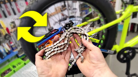 How to change a chain on a bike in a hurry