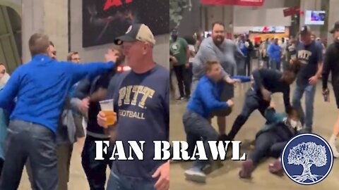 Fan Fight Breaks Out at Chickfila Peach Bowl