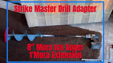 Ice Fishing - Manual Ice Auger Drill Adapter
