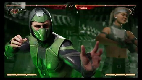 Mortal Kombat 1 2023 Reptile & Sonya Blade Kameo Fatal Blow