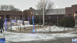 NWTC Honors Law Enforcement with Blue Light Display