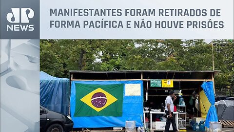 Polícia Militar desmonta todos os acampamentos em São Paulo