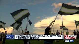 Union Omaha changes policy after fan noisemaker incident