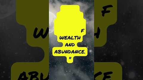 "I am aligned with the energy of wealth and abundance."