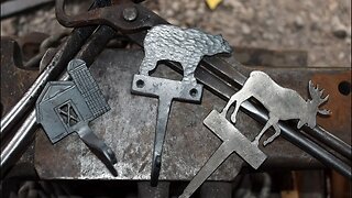 Blacksmithing for beginners: Forging hooks from blanks