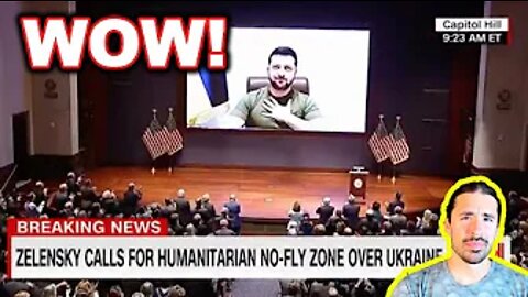 Zelensky Gets STANDING OVATION For US Congress Speech Begging For "No Fly Zone" That US Now Rejects