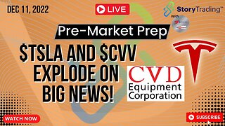 VIP Pre-Market Prep: 1/11/23: $TSLA and $CVV EXPLODE on BIG News!