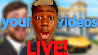 REACTING TO YOUR VIDEOS LIVE