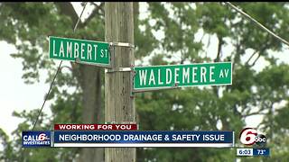 Large neighborhood hole in Indy fixed by city crews