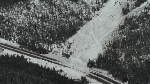 Chopper video shows multiple avalanches covering Colorado highways Tuesday