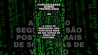 Curiosidades sobre tecnologia #4: horas de vídeo no youtube