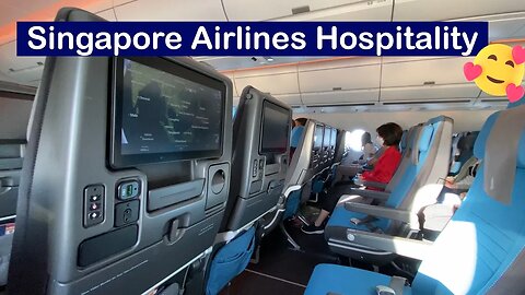 Flying SINGAPORE AIRLINES to Hong Kong (A350 ECONOMY Class)