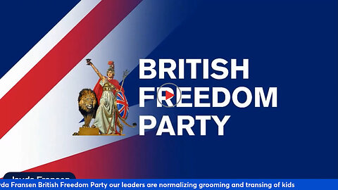 Jayda Fransen British Freedom Party our leaders are normalizing grooming and transing of kids