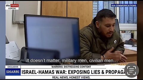 Captured HAMAS Fighters Interrogated by IDF