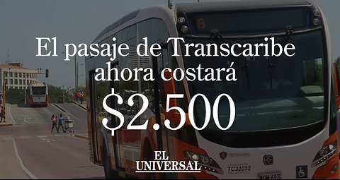 ¿Cuanto te costará Transcaribe por un año con la nueva tarifa?