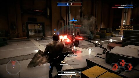CRAZY Match! Han, Chewie, Finn, Lando Heroes vs Villains - Naboo Hangar - STAR WARS Battlefront II
