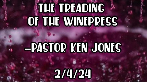 The Treading Of The Winepress