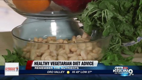 Finding the right nutrients for a healthy vegetarian diet