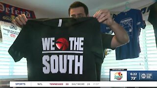Tampa Bay sports fan, T-shirt designer welcomes Toronto Raptors to the south