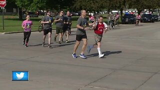 Torch Run for Special Olympics in Neenah