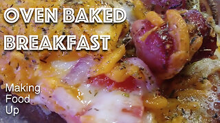 Oven Baked Breakfast 🥔 🌭 🧀 🧅 🍅 | Making Food Up