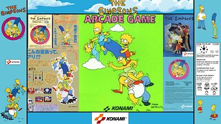 The Simpsons (Arcade) Stage 2 - Krustyland (Co-Op)