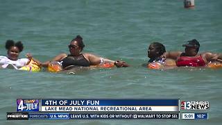 Thousands visit Lake Mead for the 4th of July