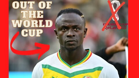 Sadio Mane Out Of The World Cup! #sadiomane #bayernmunich #worldcup2022