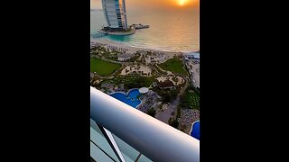 Burj Al Arab sunset view 😍