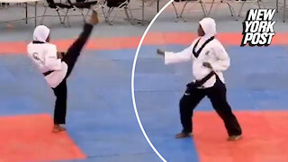 Expectant mom wins Tae Kwon Do gold at 8 months pregnant