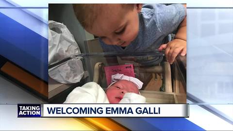 7 Sports anchor Brad Galli welcomes baby girl Emma
