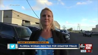 Florida woman indicted for disaster fraud: documents claim she faked $800K in false invoices