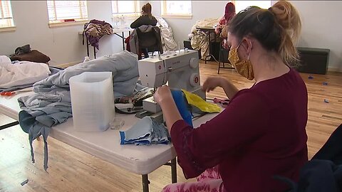 Denver leaders use local church to make homemade masks, provide work for unemployed