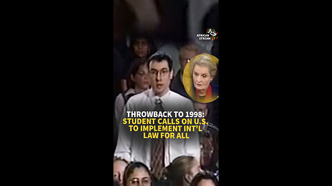 THROWBACK TO 1998: STUDENT CALLS ON U.S. TO IMPLEMENT INT’L LAW FOR ALL