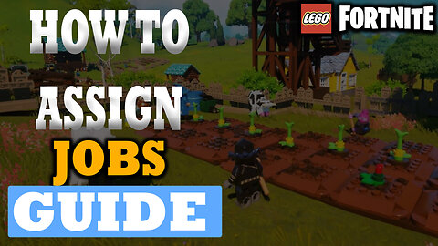 How To Give Villagers Jobs In LEGO Fortnite