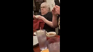 Grandma has her mind blown watching Hibachi for the first time
