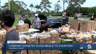 South Florida company donates 10,000 meals to hungry families