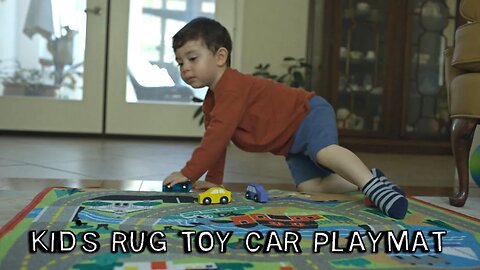 Kid's Rug Toy Car Playmat