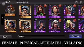 DC Legends Character Reviews: Female, Villain, Physical Affinity Aligned Characters