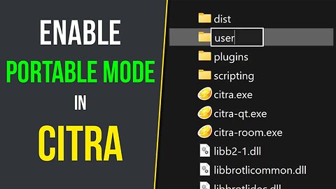 How to Enable Portable Mode in Citra Emulator