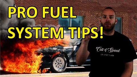 setting up a race car fuel system