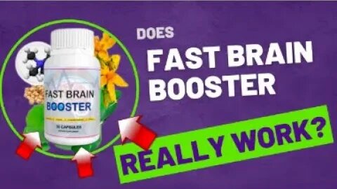 Fast Brain Booster Review I Where to buy fast brain booster?
