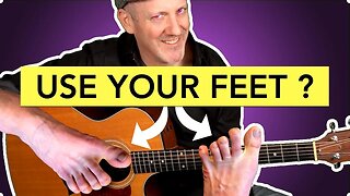 How to Play Guitar With Your FEET - Adam Rafferty Guitar Lesson