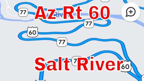 Salt river canyon ride Az Rt 60 March 2022