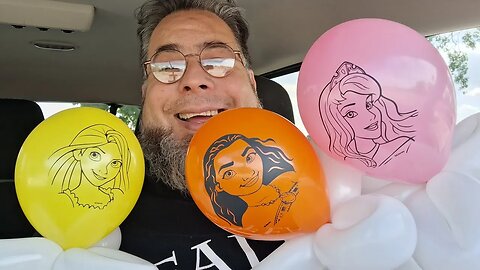 Day 183 - Who are these princesses? Balloon Princess Flowers